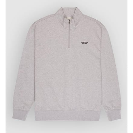 Element Element Co Emb Quarter Half-Zip Sweater grijs