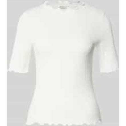 Tom Tailor Denim - Slim fit crinkle T-shirt - Maat S - off white