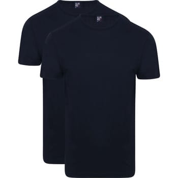Alan Red Derby O-Hals T-Shirt Donkerblauw (navy) (2Pack) - Maat XXL - Heren - Basic T-shirt