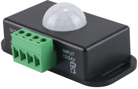 PIR Bewegingssensor 12V/24V - Infrarood LED Dimmer Schakelaar voor LED Strips Verlichting