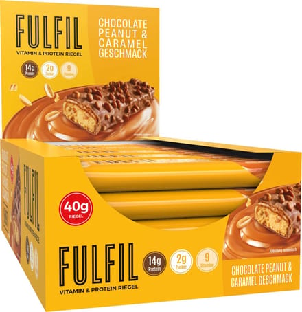 Fulfil Nutrition Vitamine & Proteïne Repen - Pinda & Karamel - 15 stuks