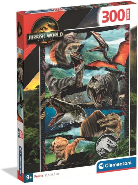Clementoni - Puzzel - 300 Stukjes - Jurassic World - vanaf 9 jaar