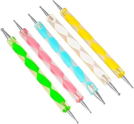 *** 5 Dotting tools voor dot painting - stippennen, stipstokjes, mandala dotting art en meer - Hobby van Heble® ***