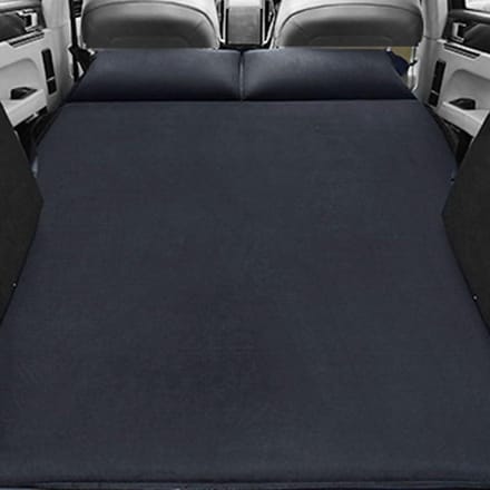 Opblaasbaar Luchtbed - Auto Matras - Comfortabel Reizen - Universeel Pasvorm - 190 cm Lengte - Zwart