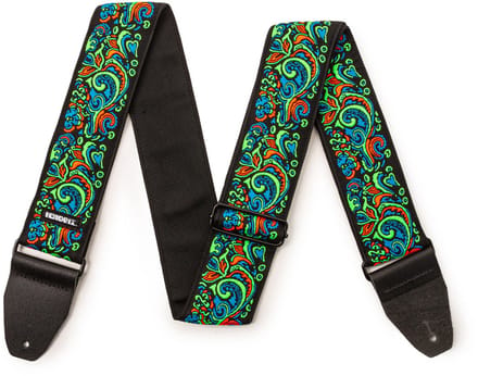 Dunlop JH27 Jimi Hendrix Blacklight Love Drops Blue - Gitaarband
