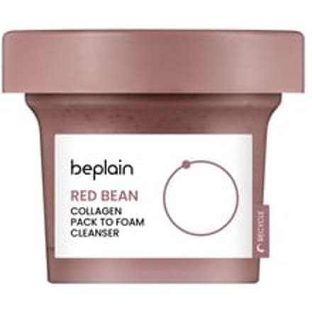 beplain - Red Bean Collagen Pack To Foam Cleanser 100ml