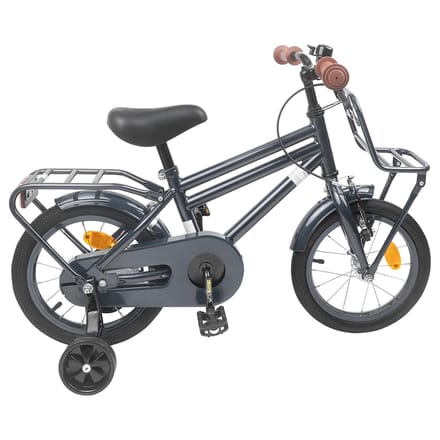 vidaXL - Kinderfiets - 12 - Inch - voor - 2-4 - jaar - oud - Donkergrijs