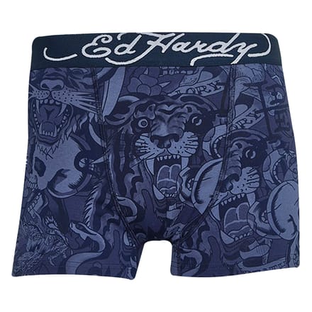 5-Pack Heren Katoenen Stretch Boxers Met Elastische Tailleband Blauw Ondergoed