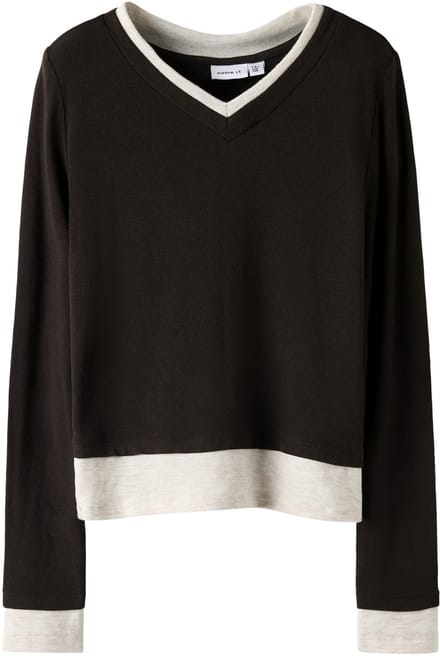 NAME IT - NKFNORA LS SLIM TOP XNOOS - Meisjes - Blouses