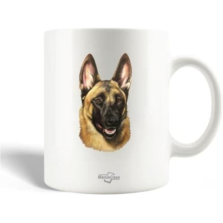 Mug en Céramique Visage De Berger Belge Malinois De Chien