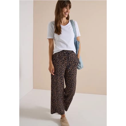 Broek met Wide Leg pijpen van Silk-Touch-kwaliteit