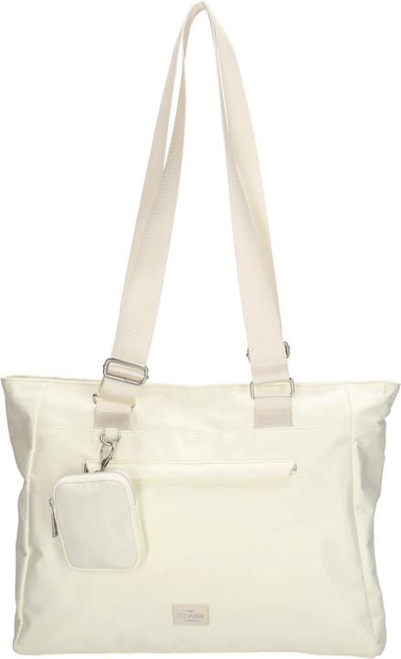 Charm London Odeon Schoudertas Shopper met Etui - Tote Bag - Dames Tas - Gebroken wit