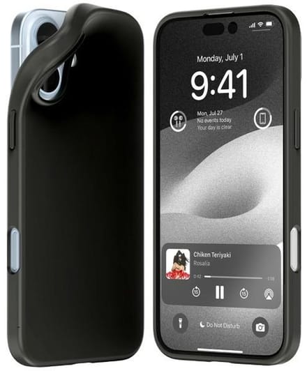 Mercury Soft Serie - iPhone 16 Plus Hoesje - Zwart - Premium Materiaal - Exacte Pasvorm