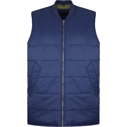 Ben Sherman Gewatteerd Heren Navy Gilet