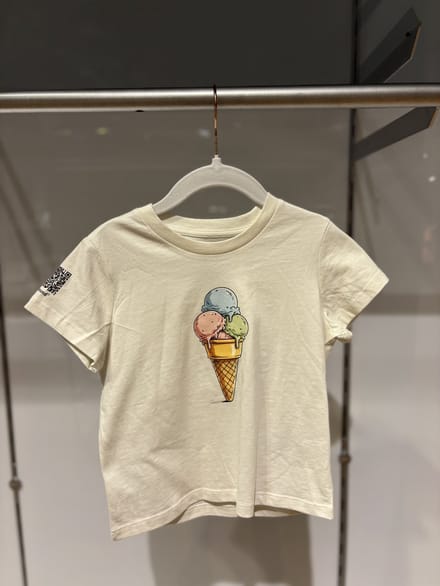 B-found-T-shirt-ijsje-ivory wit-4-6 jaar