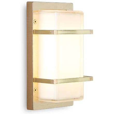 Moretti Luce Buitenwandlamp Ice Cubic 3415, messing natuur