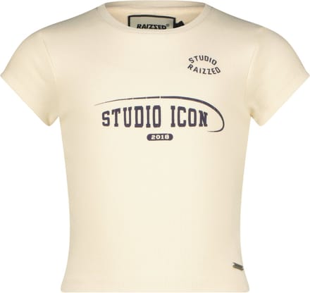 RAIZZED Hela Tops & T-shirts Meisjes - Shirt - Creme - Maat 128