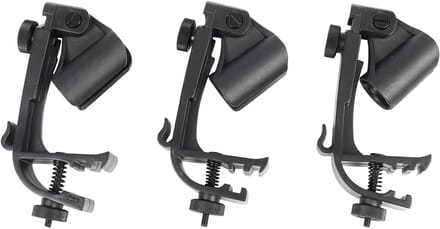 Set van 3 Drum Microfoon Clips voor Randmontage - Flexibele Microfoonbevestiging voor Drums en Percussie