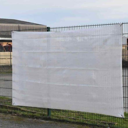 Bouwgaas wit 1,80m x 3,45m - Zichtscherm, Bescherming