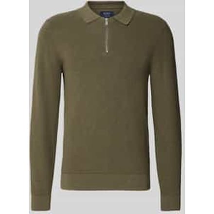 Gebreide pullover met reverskraag