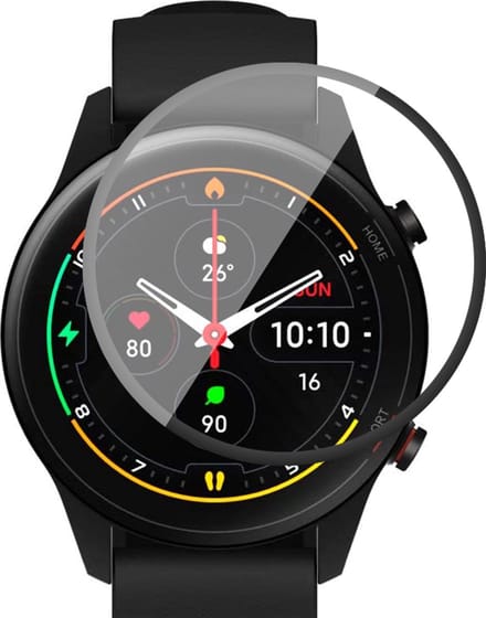 Screenprotector geschikt voor Xiaomi Mi Watch - PET Glasfolie Full Screen Protector