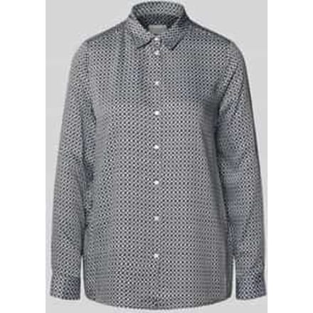 Regular fit blouse van viscose in all-over look