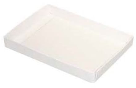 Kartonnen Doosjes Wit 13,7x2,5x19,1cm (25 stuks) | Geschenkdoos | Doosjes Karton