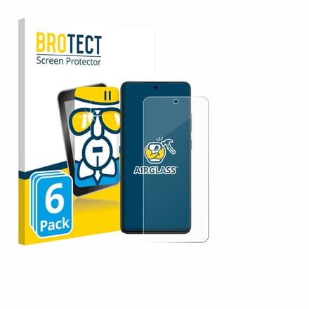 Screenprotector 6 Stuks voor Oppo Reno 12 FS Beschermglas transparant
