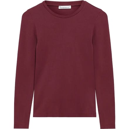 Dames-T-shirt met lange mouwen KnowledgeCotton Apparel