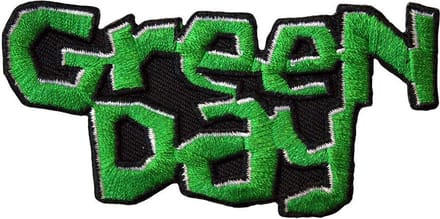 Green Day - Kerplunk Logo Patch - Groen/Zwart
