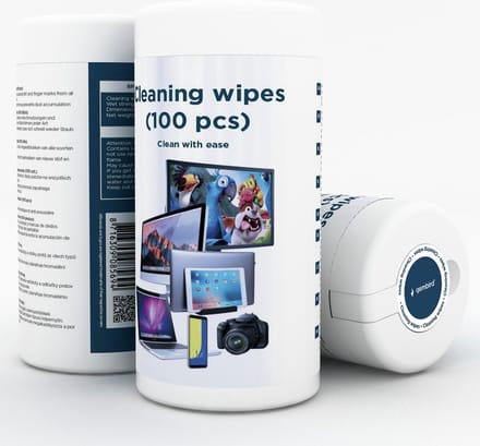 Gembird Wipes for Reiniging TFT/LCD/ screens (100PC