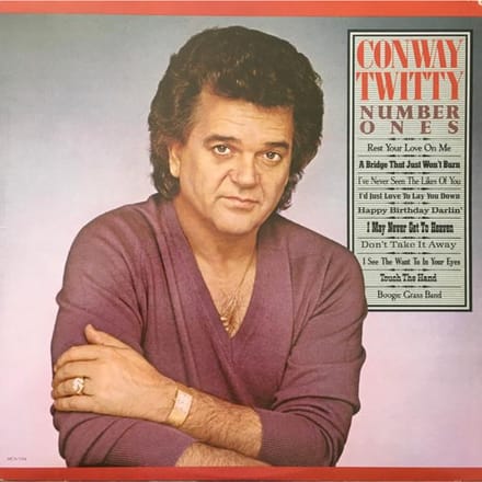 LP Record CONWAY TWITTY Number Ones MCA5318 MCA Records 1982 Canada CountryFolk Gebruikt beige