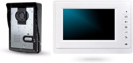 Videofoon Set - Deurcamera Intercom - Veilige Toegang - 4-Draads Installatie - 20x20x30 cm