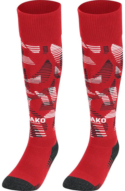 Jako Sonic Voetbalkousen - Rood / Zwart / Wit | Maat: 47-50