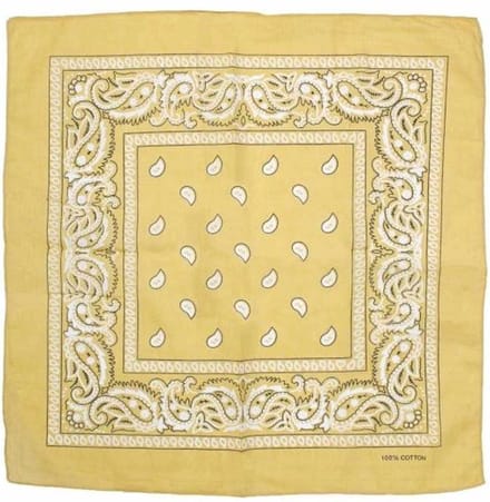 Zac's Alter Ego Bandana Paisley  Beige/Wit