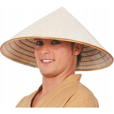 Chapeau de paille vietnamien 1 pièce white