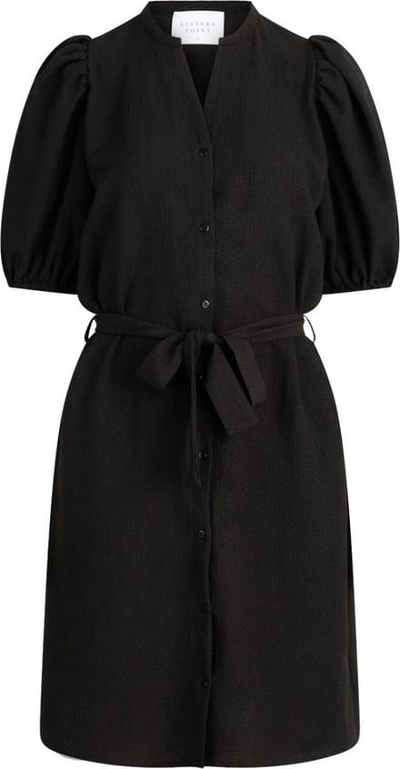 SISTERS POINT Varia-dr Dames Jurk - Black - Maat XS