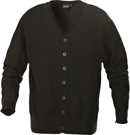 James Harvest CARDIGAN KNOWVILLE 2112501 - Zwart - M