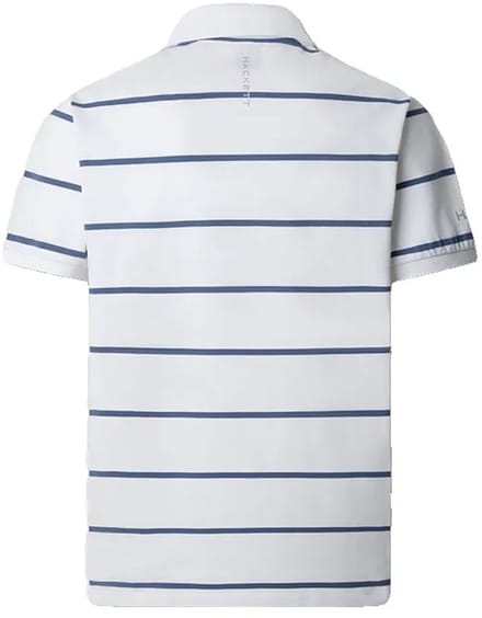 Hackett Hm5600117 Korte Mouw Poloshirt Wit M Man