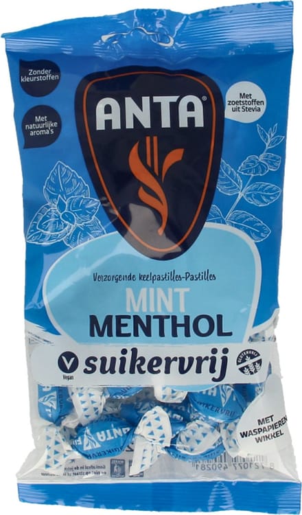 Anta Mint suiker vrij met stevia 120 Gram