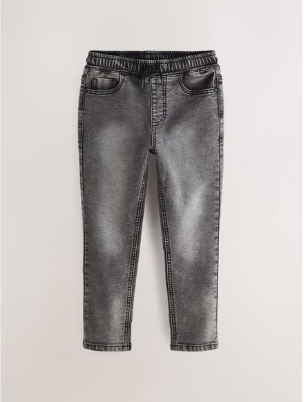 Next - Jongens - Jeans met stretch en elastische taille - Grijs