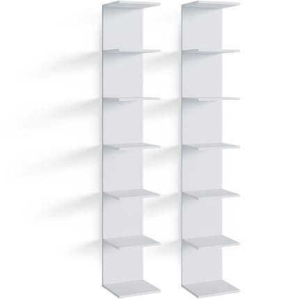 Vicco Wandrek kinderkamer Paolo, Wit, 30 x 190 cm Set van 2