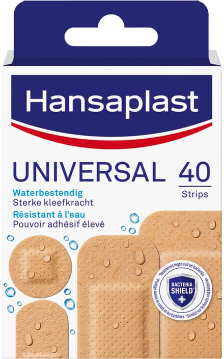 Hansaplast Universal Strips - 2 x 40 stuks - Voordeelverpakking