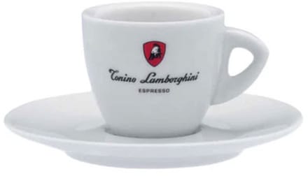Tonino Lamborghini - Espresso kop en schotel - Wit