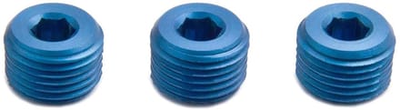 Blindstoppen - Schroefpluggen - Gaten Afsluiten - CNC Precisie - 1/8 NPT - Blauw