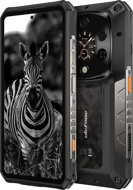 Ulefone Armor 28 Ultra 5G AI robuuste telefoon met niet-thermische beeldvorming, 1TB ROM + 32GB RAM, Android smartphone, AMOLED 6.67' scherm, 10600mAh batterij, Dimensity 9300+ processor.