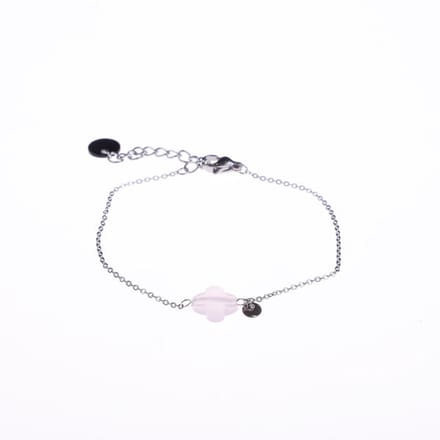 Go Dutch Label Armband Klaver Roze Goud B9308-10