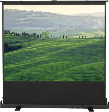 Projectiescherm - Draagbaar scherm - Thuisbioscoop - 140 graden kijkhoek - 80 inch 4:3 - Wit