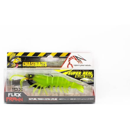 Chasebaits Flick Prawn 95 mm 4 gram Zinkende Kunstaas 08 (5867)