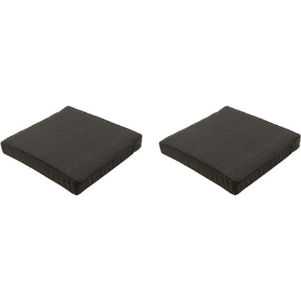 Madison - Lounge Profi-Line Zitkussen Dark grey canvas eco+ - Ca. 60x60 cm - Set van 2